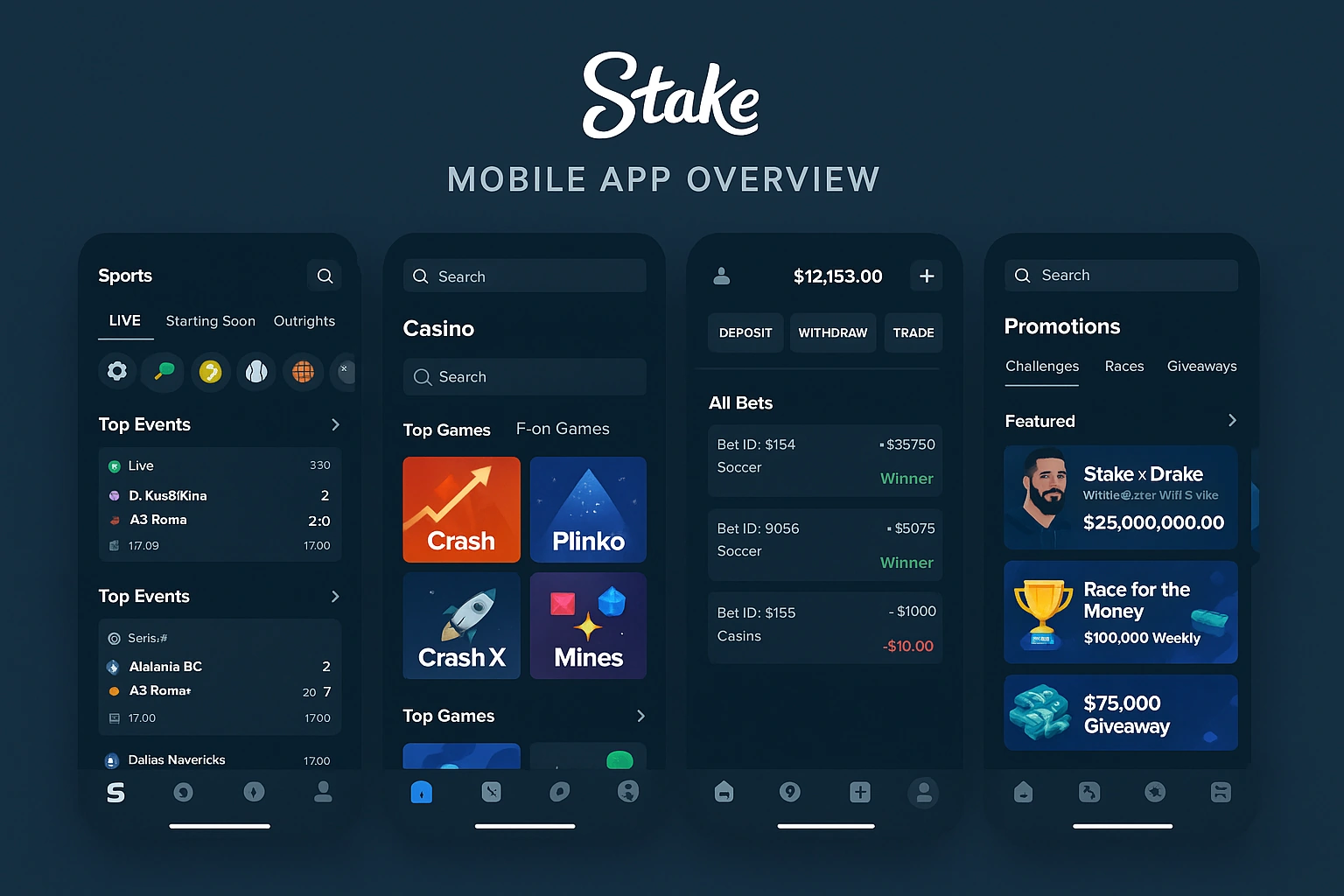 Stake Mobile App Overview